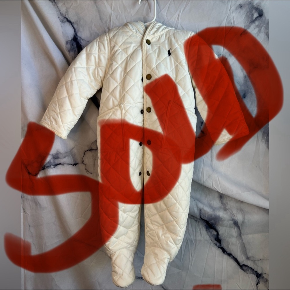 Ralph Lauren Polo baby snow suit/ jacket
